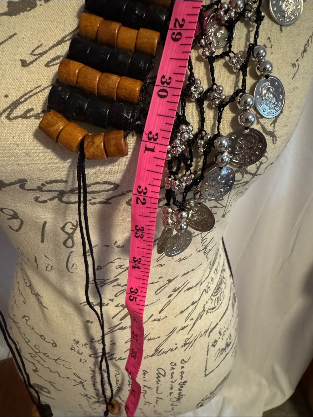 Boho Coin Fringe belt - Picture 5 of 5
